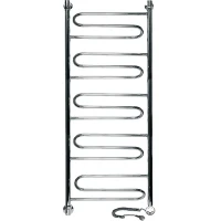 Электрический полотенцесушитель Ника Curve ЛZ Эл. 120x60 Хром нержавеющая сталь