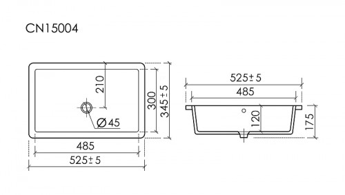 Раковина Ceramicanova Era 47 CN15005 цвет Белый