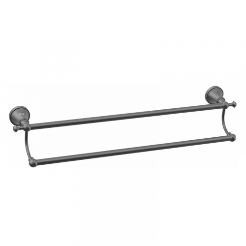 Полотенцедержатель Rose RG19T RG1927T двойной цвет Пепельный