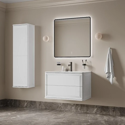 Шкаф пенал Iddis Oxford Neo 40 OXN40W0i97 подвесной цвет Белый