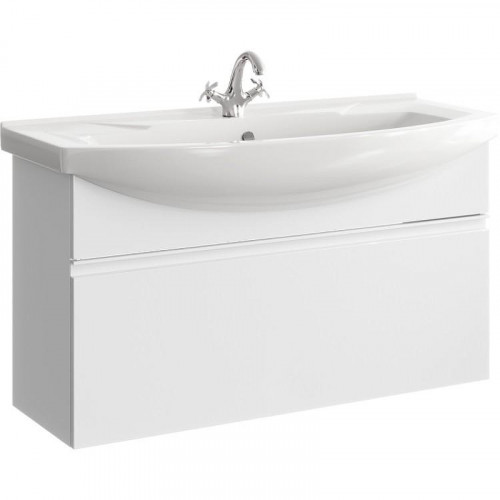 Тумба под раковину Aqwella Rodos 100 ROD01101 подвесная Белая