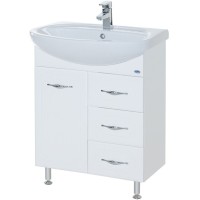 Тумба под раковину Bellezza Стелла 65 4636010140014 Белая МДФ / ЛДСП