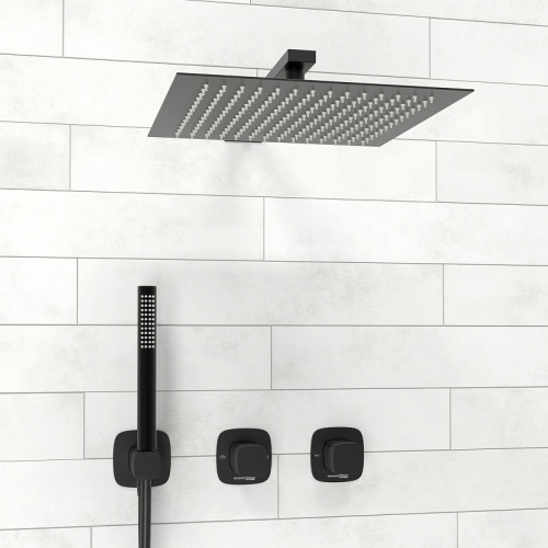 Душевая система WasserKRAFT Nuthe A9151.264.219.162.327.242.217 Черная матовая латунь встраиваемый