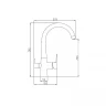 Смеситель для кухни ZorG Steel Hammer SH819CR Хром