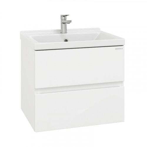Тумба под раковину Onika Эвада 60 106156 подвесная цвет Белый