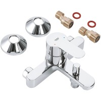 Смеситель для ванны Grohe BauEdge 23334000 Хром латунь на стену
