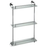 Стеклянная полка Bemeta Omega 104202132 Хром