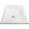 Душевой поддон из искусственного камня Vincea 120x100 VST-4SR1012W Белый матовый