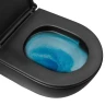 Унитаз Azario Ines Black AZ-W03-SB подвесной цвет Черный матовый с сиденьем Микролифт