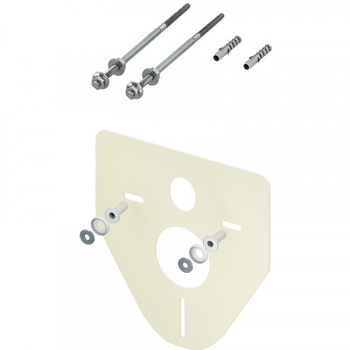 Инсталляция Tece Now 9400414 для унитаза с Черной матовой клавишей смыва пластик