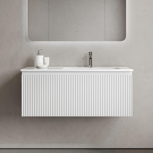 Тумба под раковину Sancos Snob R 1.0 100 R SNR1.0100RW подвесная цвет Bianco