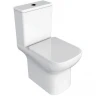 Унитаз компакт Azario Alba AZ-8323 Белый с бачком и сиденьем Микролифт