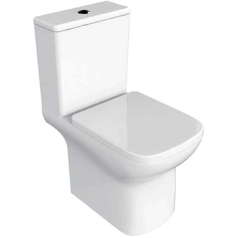 Унитаз компакт Azario Alba AZ-8323 Белый с бачком и сиденьем Микролифт