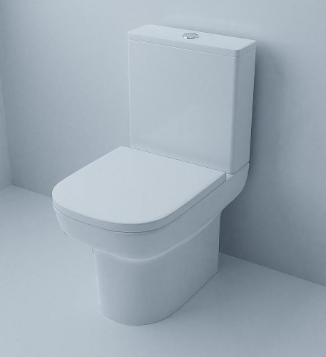 Унитаз компакт Azario Alba AZ-8323 Белый с бачком и сиденьем Микролифт