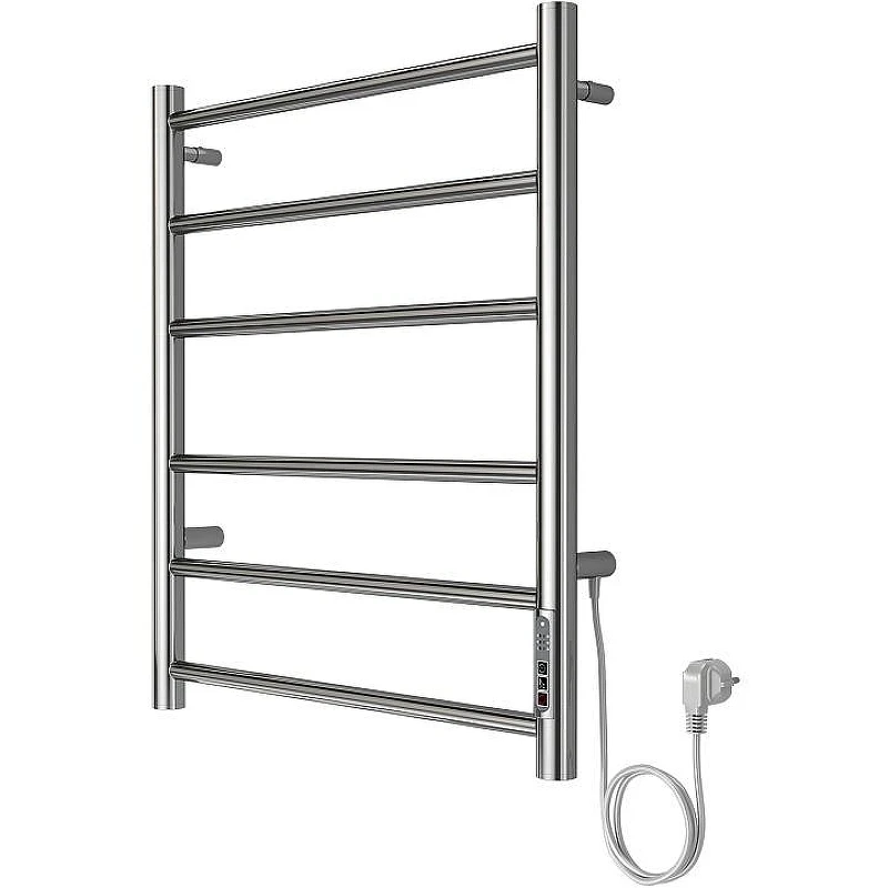 Электрический полотенцесушитель Azario Parma 500x600 П6 AZ10856 диммер справа Хром