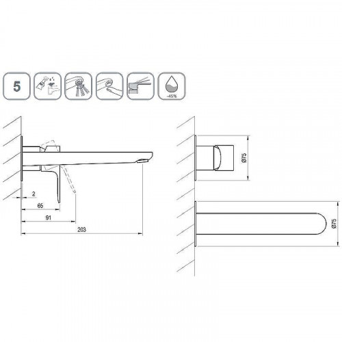 Смеситель для раковины Ravak Eleganta EL 019.10WV.O1 X070255 Белый вельвет