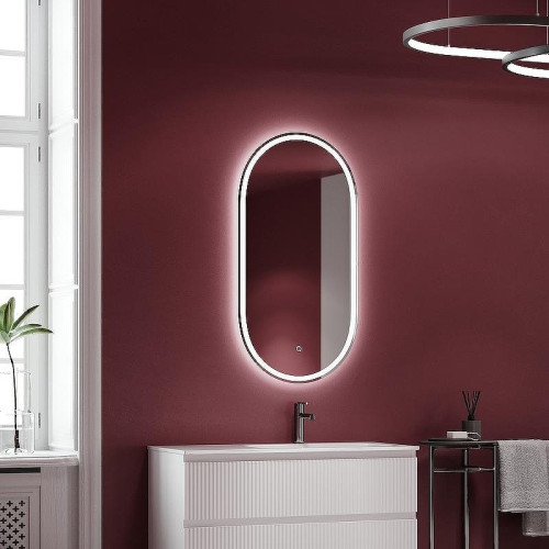 Зеркало Sancos Oval 55 OV55F с подсветкой с сенсорным выключателем и диммером