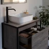 Тумба под раковину Aquanet Nova Lite Loft 75L 261654 подвесная Дуб рошелье МДФ / ЛДСП