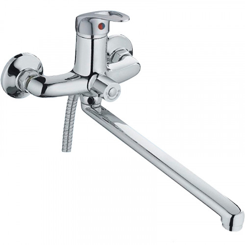 Смеситель для ванны Haiba HB2215 универсальный Хром на стену