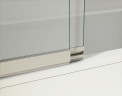 Шторка на ванну Vincea VSB 100х145 VSB-1E100CGB профиль Черный матовый стекло тонированное