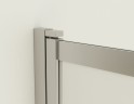 Шторка на ванну Vincea VSB 100х145 VSB-1E100CGB профиль Черный матовый стекло тонированное