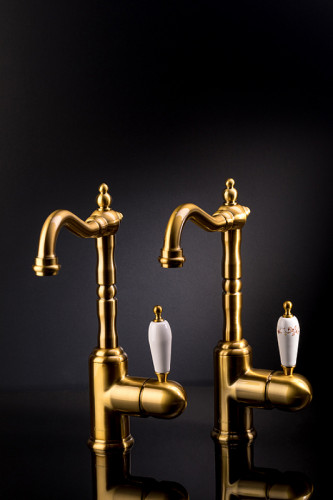 Смеситель для раковины Boheme Medici Ripresa 302 Бронза латунь