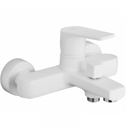 Смеситель для ванны Azario Treya AZ-156805126 Белый латунь на стену