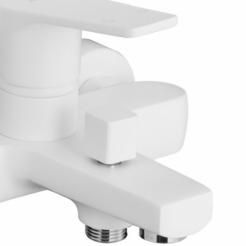 Смеситель для ванны Azario Treya AZ-156805126 Белый латунь на стену