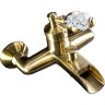 Смеситель для ванны Boheme Vogue Crystal 203-CRST Бронза латунь на стену