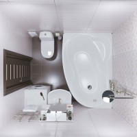 Акриловая ванна Triton Изабель 170x100 R Щ0000048747 без гидромассажа