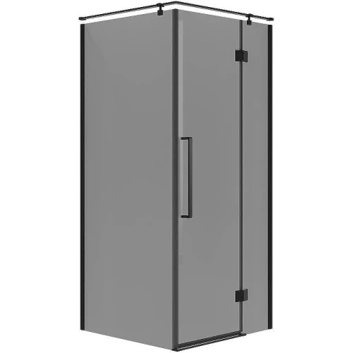 Душевой уголок Niagara Nova 100х100 NG-2832-34BLACK профиль Черный матовый стекло тонированное
