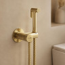 Гигиенический душ со смесителем WasserKRAFT Мюриц (Muritz) 9838BG цвет Золото матовое