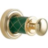 Крючок Boheme Murano 10906-GR-G Золото Бирюзовый