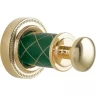 Крючок Boheme Murano 10906-GR-G Золото Бирюзовый