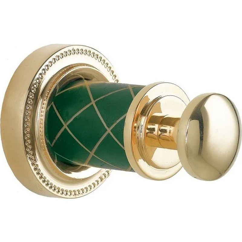Крючок Boheme Murano 10906-GR-G Золото Бирюзовый