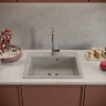 Кухонная мойка Domaci Палермо 56 PR-565-003 цвет Серый