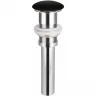 Донный клапан WellWant WWSD2000B click-clack Черный матовый
