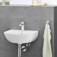 Раковина Grohe Bau Ceramic 55 39440000 Альпин-белый фаянс подвесная