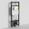 Инсталляция WasserKRAFT Alme 15TLT.010.ME.PG02 для унитаза с клавишей смыва Золото