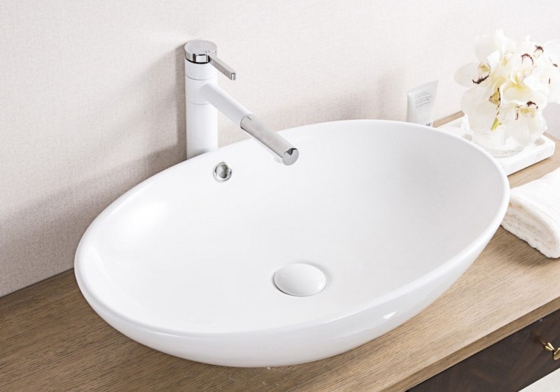 Раковина-чаша BelBagno 63 BB1104 Белая фаянс накладная