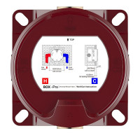 Душевая система AQUAme AQM8405CR с термостатом цвет Хром