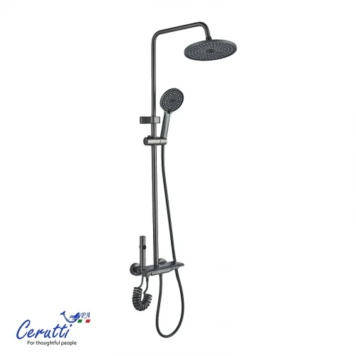 Душевая система Ceruttispa Igino 11407 цвет Графит