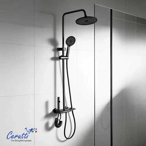 Душевая система Ceruttispa Igino 11407 цвет Графит