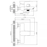 Смеситель для ванны WesnaArt Briz BRI20-310 Хром