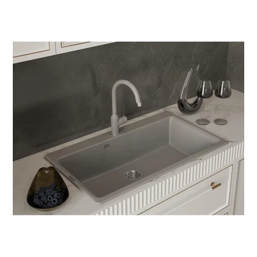 Смеситель для кухни Rivelato Garda 1923502 grigio cromo цвет Серый Хром