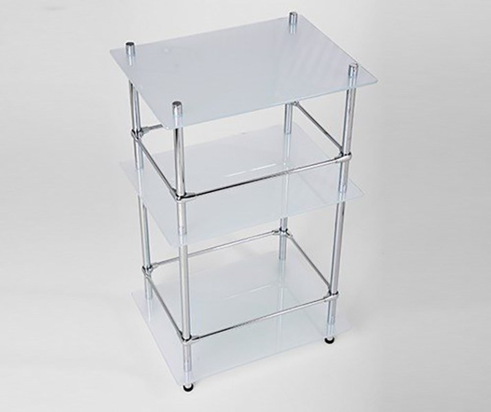 Стеклянная полка WasserKRAFT K-4033 Хром