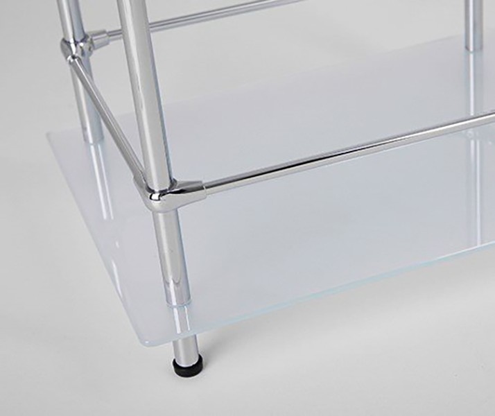Стеклянная полка WasserKRAFT K-4033 Хром