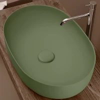 Раковина-чаша Kerasan Nolita 60 534311 Verde фарфор накладная