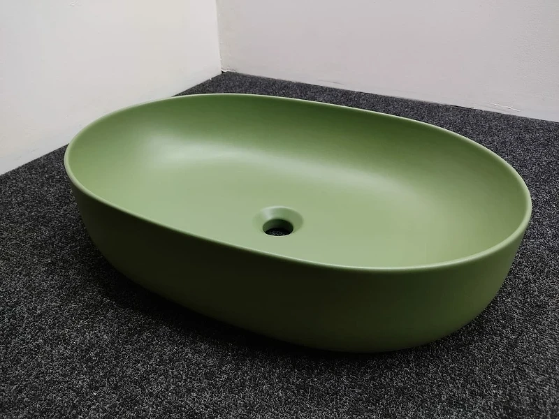Раковина-чаша Kerasan Nolita 60 534311 Verde фарфор накладная