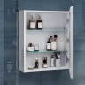 Зеркальный шкаф Vigo Geometry 50 455 с подсветкой цвет Белый